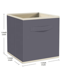 2 Pcs Large Fabric Storage Boxes For Organizing Files