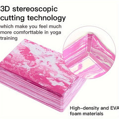2pcs Non Slip Yoga Foam Bricks Lightweight Exercise Pilates Fitness Training