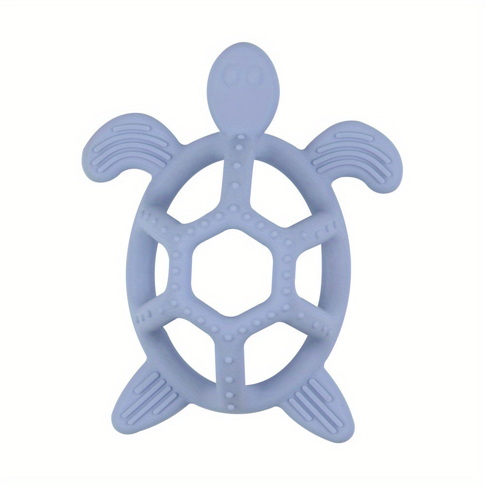 BPA-Free Turtle Teether for 3M, Soothe Teething Pain