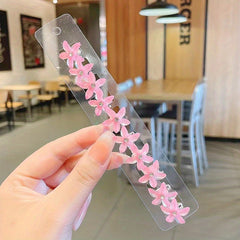 10 Pcs Mini Flower Hair Clips Decorative Hair Accessories For Girls