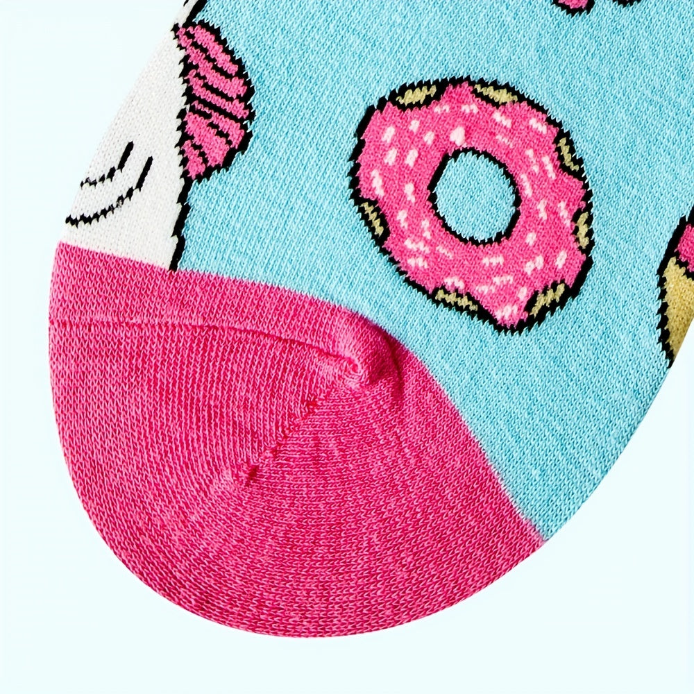 Unicorn Print Mid Tube Socks Women's Stockings