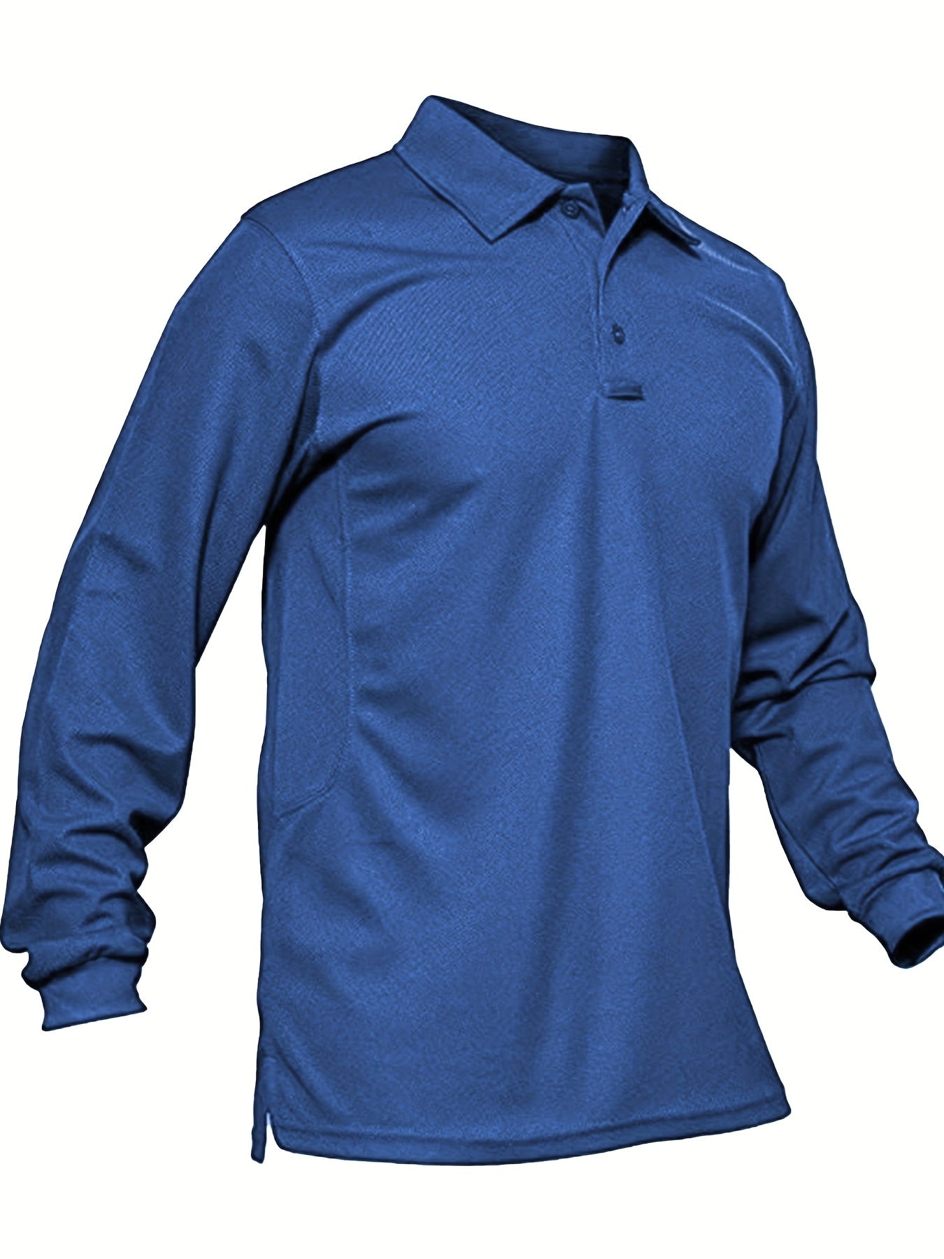 Sun Block Golf Polo Shirts Men's Casual V Neck Pullover Long Sleeves