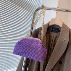 Women's Chain Shoulder Bag Sequin Cloud Bag