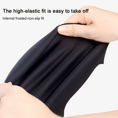 Adult Waterproof Silicone Swimming Cap Non slip Ear Protection