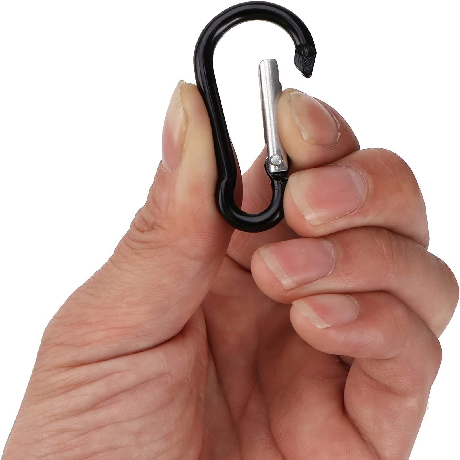 10pcs Aluminum Carabiner Outdoor Keychain Random Gourd Shape