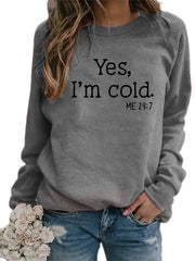 Casual Crew Neck Long Sleeve Sweatshirt Women's Clothing