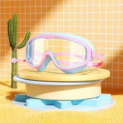 Outdoor Swim Goggles Large Frame Waterproof Anti Fog UV Protection