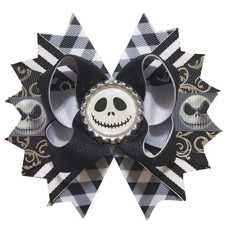 The Nightmare Before Christmas Bow Movie Hairpin Halloween Christmas Gift