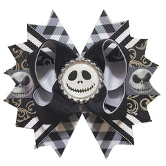 The Nightmare Before Christmas Bow Movie Hairpin Halloween Christmas Gift