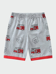 Boys Car Print Pajama Set Family Outfit