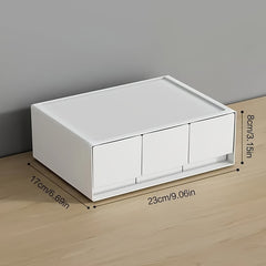 Plastic Desktop Storage Drawer for Jewelry Cosmetics