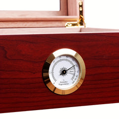 Large Capacity Men's Cigarette Box - Holds up to 50 Cigars
