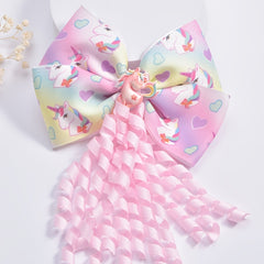 Adorable Unicorn Bow Tie & Ribbon Set for Girls
