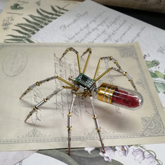 Steampunk DIY Metal Puzzle Small Spider Model Kit