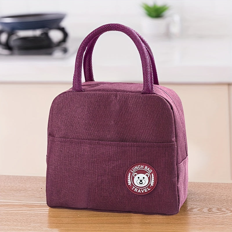 Portable Insulated Lunch Bag Fresh Keeping Aluminum Foil Outdoor Lunch Bag
