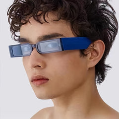 Retro Punk Square Frame Men's Sunglasses UV400