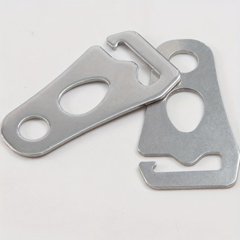 2pcs 304 Stainless Steel Canopy Fixed Adjustment Buckle for Tent Trekking Pole