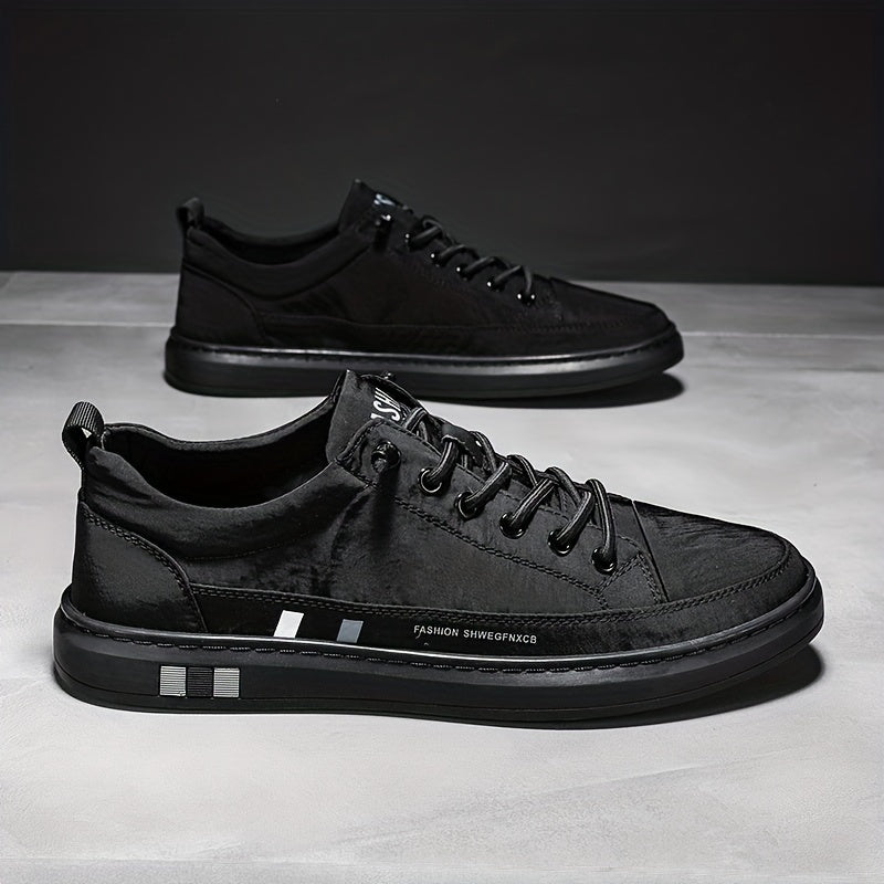 Men's Lace Up Canvas Sneakers Casual Outdoor Walking Shoes