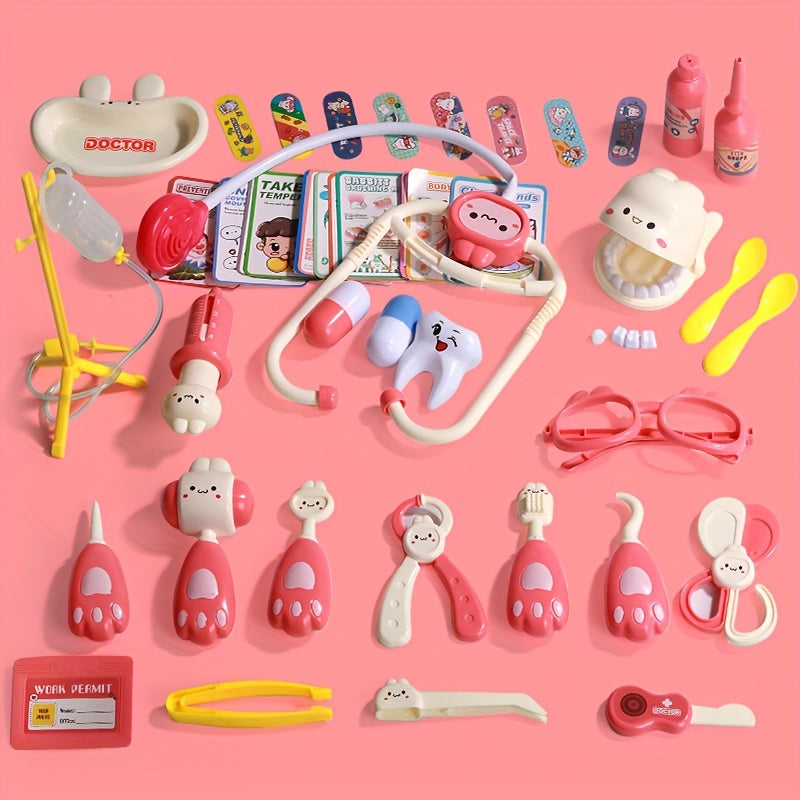 Kids Doctor Kit Role Playing Toys Ideal Gift Boys Girls Dental Game Tool Set