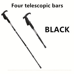 2pcs Foldable Lightweight Trekking Poles Impact Resistant Walking Stick