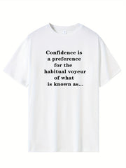 Men's Printed Leisure Sports T shirt Stretch Tee Shirt Summer