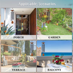 Pet Memorial Wind Chimes - Sympathy Gift for Loss of Beloved Pet