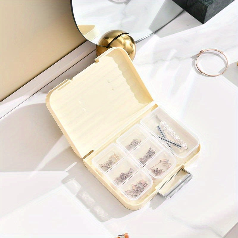 Grid Jewelry Storage Box for Traveling