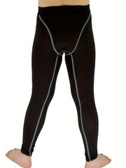 3pcs Boy's Compression Sports Leggings Slim Fit Pants Quick drying