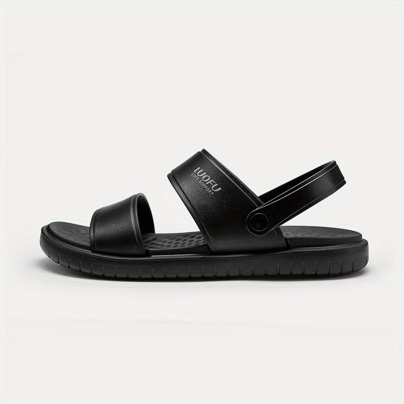 Men's Outdoor Open Toe Slip On Platform Sandals