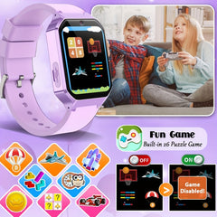 Kids Smartwatch with 26 Educational Games Music Photos Videos Girls Ages 3-8