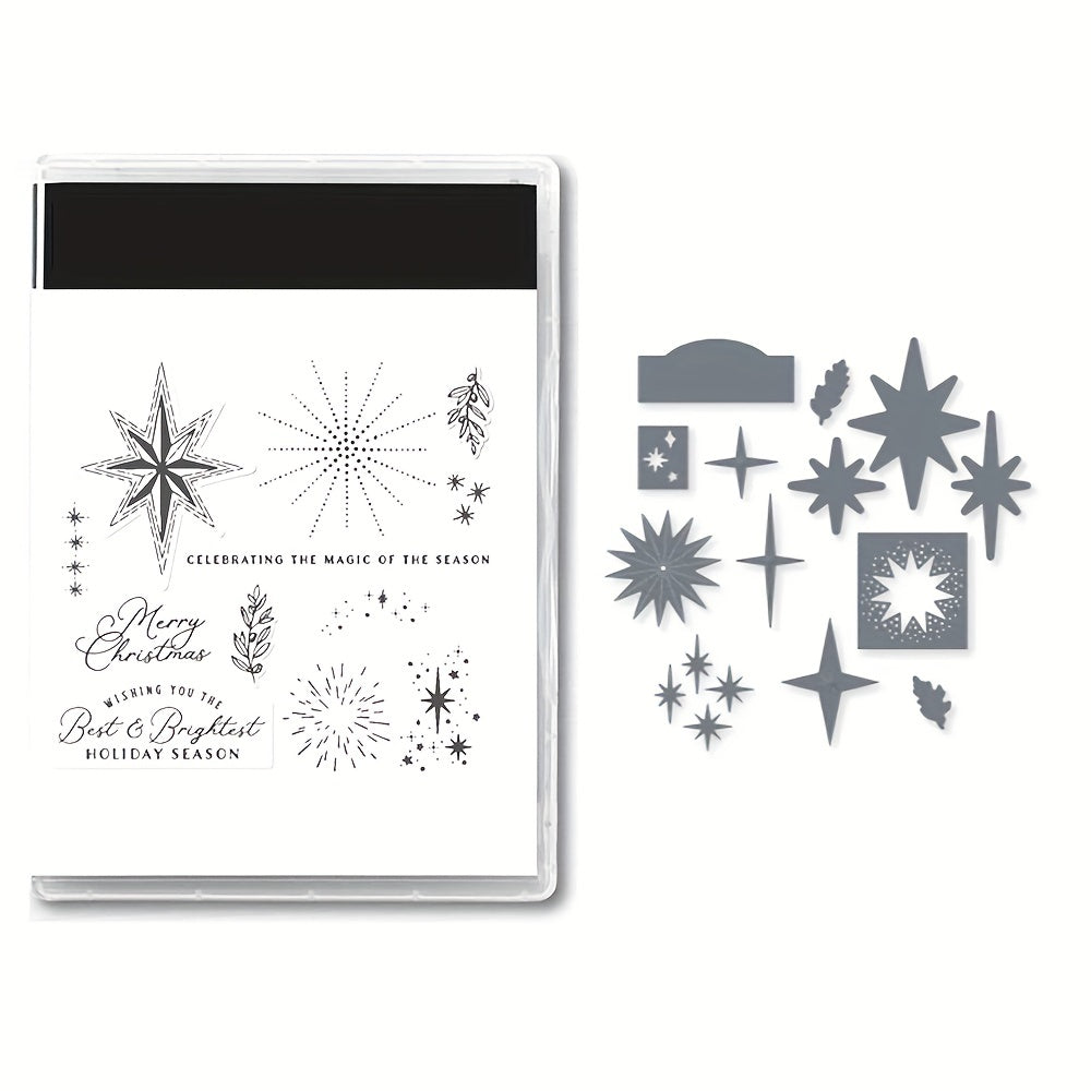 Christmas Metal Cutting Dies And Stamps Set for DIY Scrapbooking