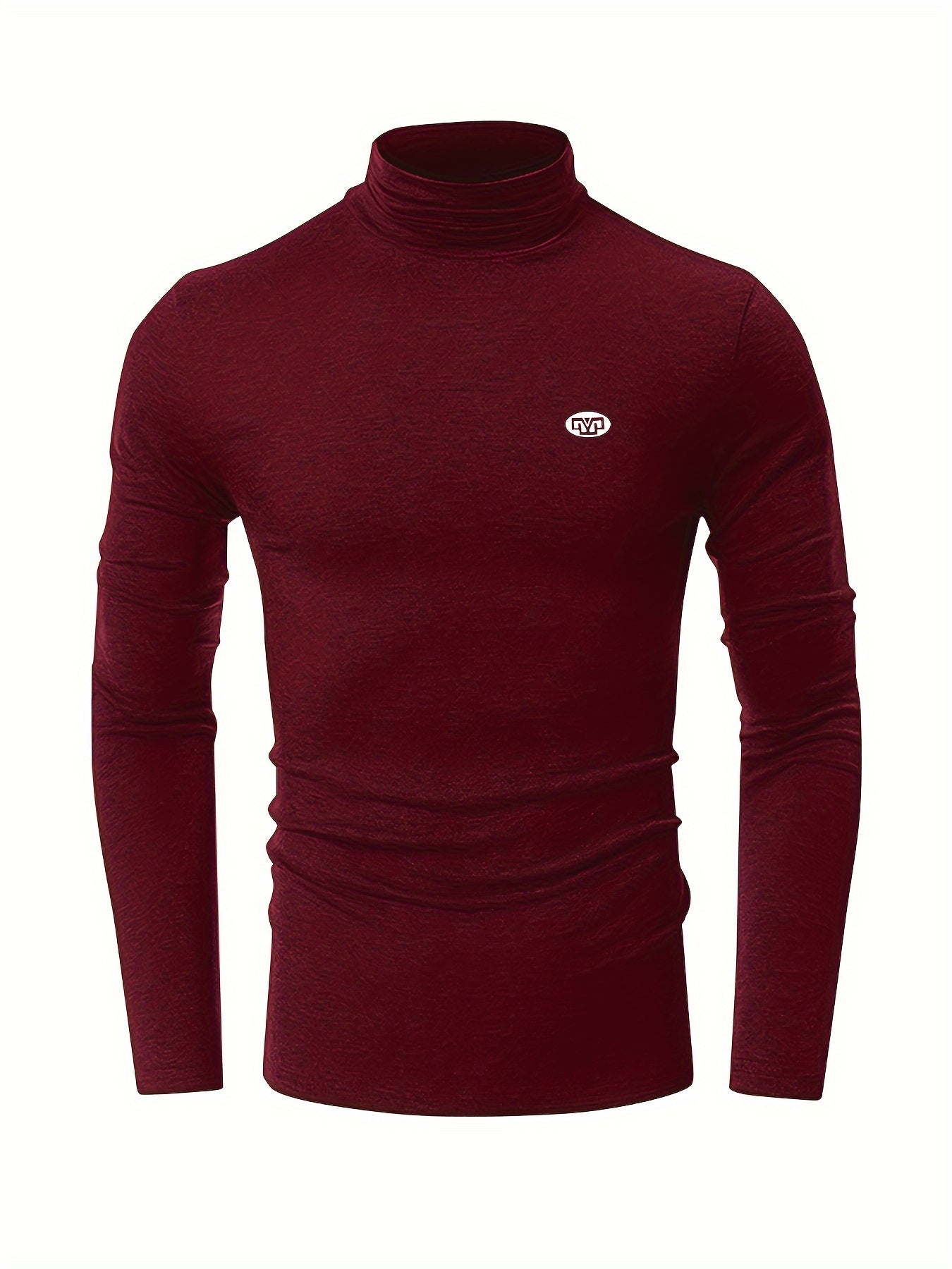 Men's Casual Sports Turtleneck Fleece Top