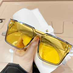 Oversized Square Sunglasses UV400 for Beach Party Club