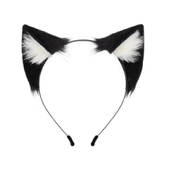 Cat Ear Hair Hoop Plush Headwear for Live Photo Props
