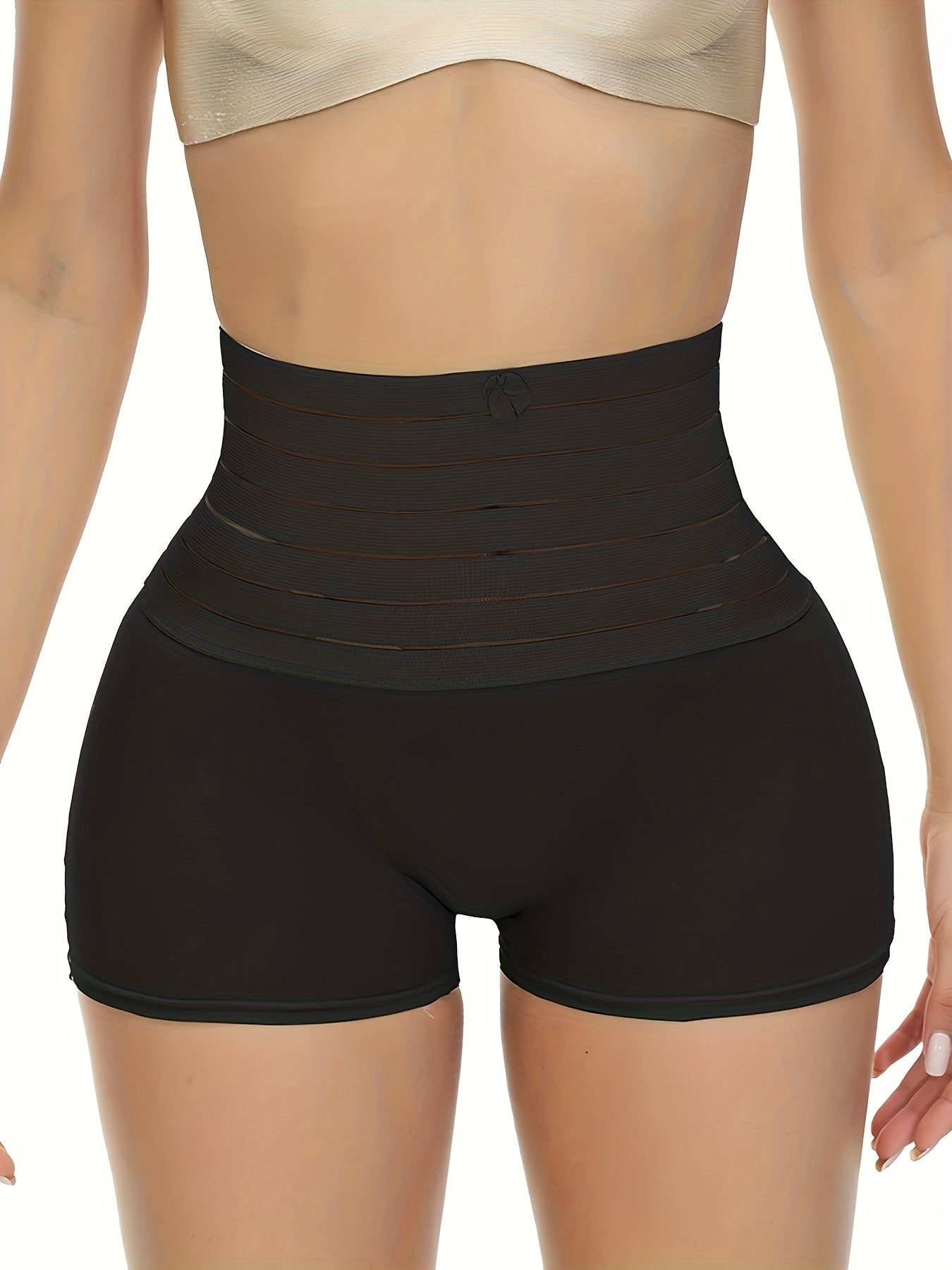 Striped Tummy Control Butt Lifting Panties