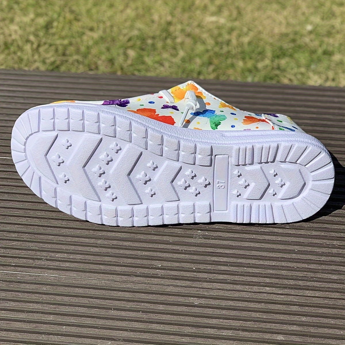 Women's Butterfly & Polka Dot Outdoor Skate Shoes