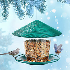 Squirrel-Proof Hanging Wild Bird Feeder for Outdoor Garden Decor