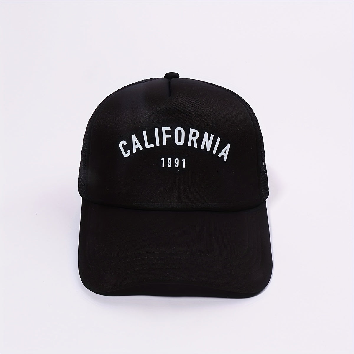CALIFORNIA 1991 Printed Trucker Hat Mesh Baseball Cap Unisex