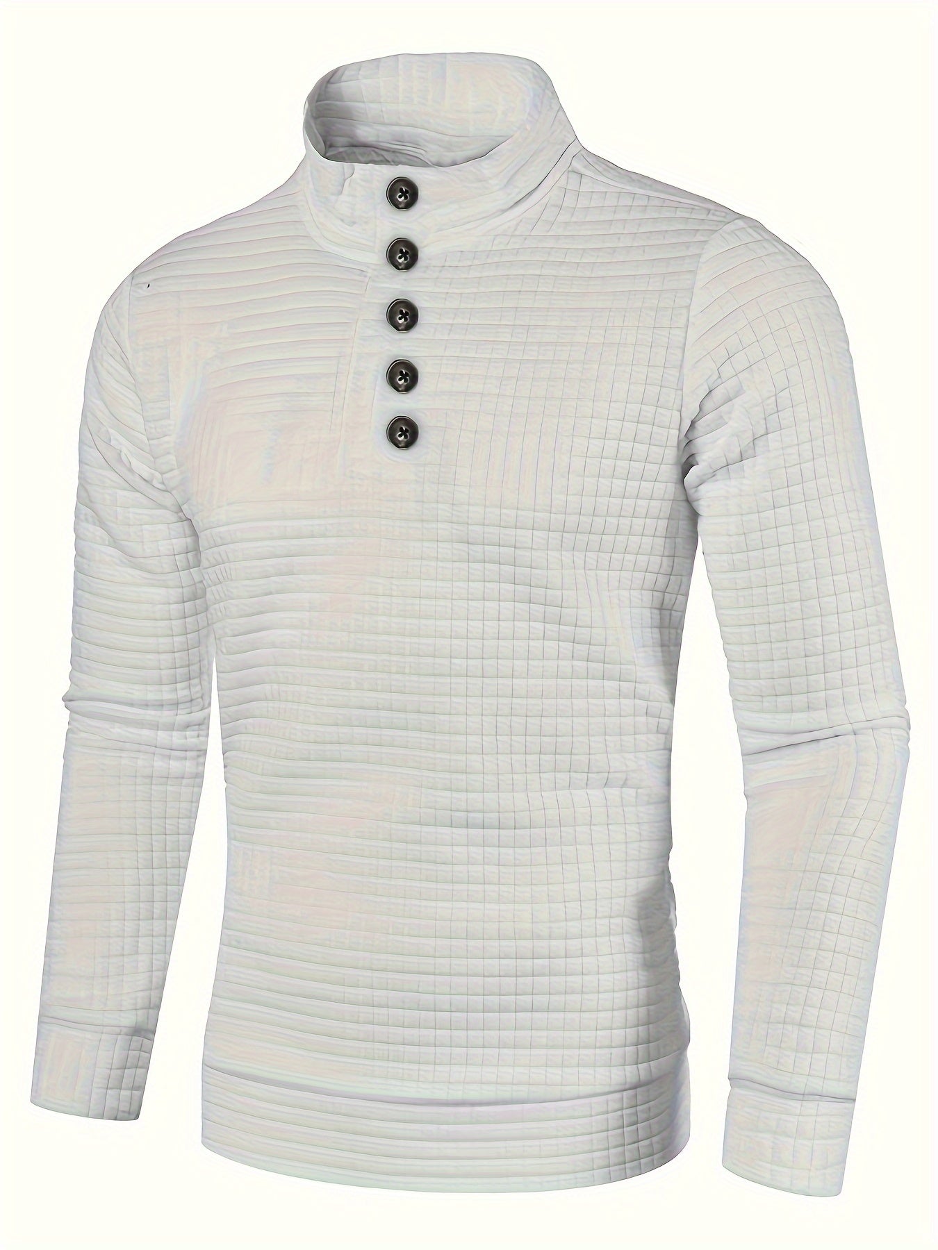 Men's Knitted Turtleneck Sweatshirt for Autumn & Winter