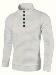Men's Knitted Turtleneck Sweatshirt for Autumn & Winter