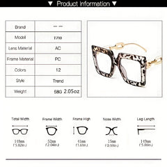 Square Anti Light Glasses For Women Men
