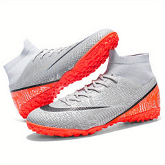 Boys' Pro Football Boots Spiked Anti Skid Breathable Outdoor Training
