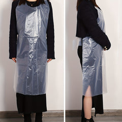 10pcs Waterproof Disposable Aprons Clear - for Cooking Serving Painting