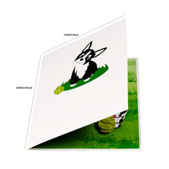 3D Pop Up Dog Card - Ideal for Any Dog Lover!