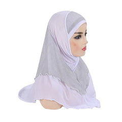 Muslim Crystal Hemp Golden Silk Veil Bandana