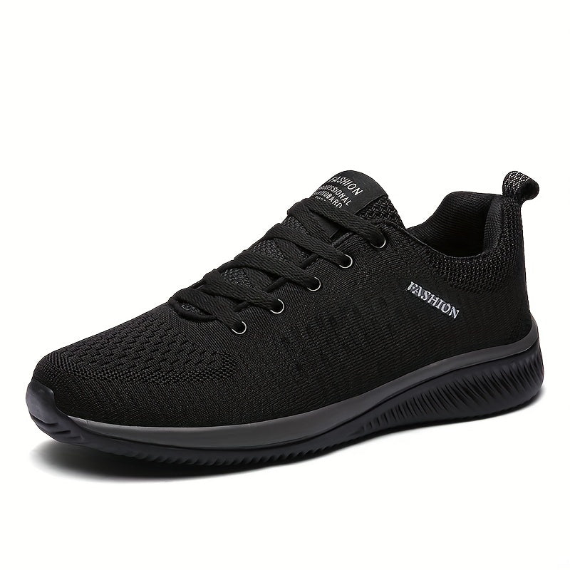 Men's Lace up Sneakers Athletic Shoes Lightweight Breathable Running Gym