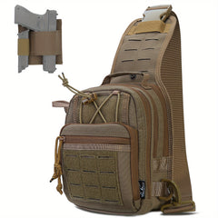 Tactical Chest Bag Camo Shoulder Crossbody Bag for Men & Women