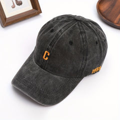 Embroidery Baseball Cap Distressed Couple Dad Hat Adjustable Unis
