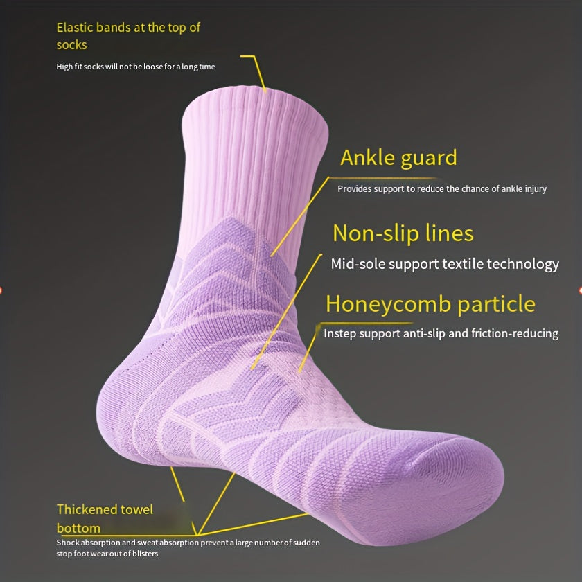 Professional Non-slip Basketball Socks for Outdoor Sports Fitness