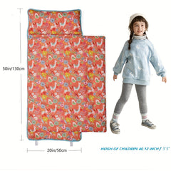 Cute Animal Sleeping Mat for Toddlers 3-7 Years